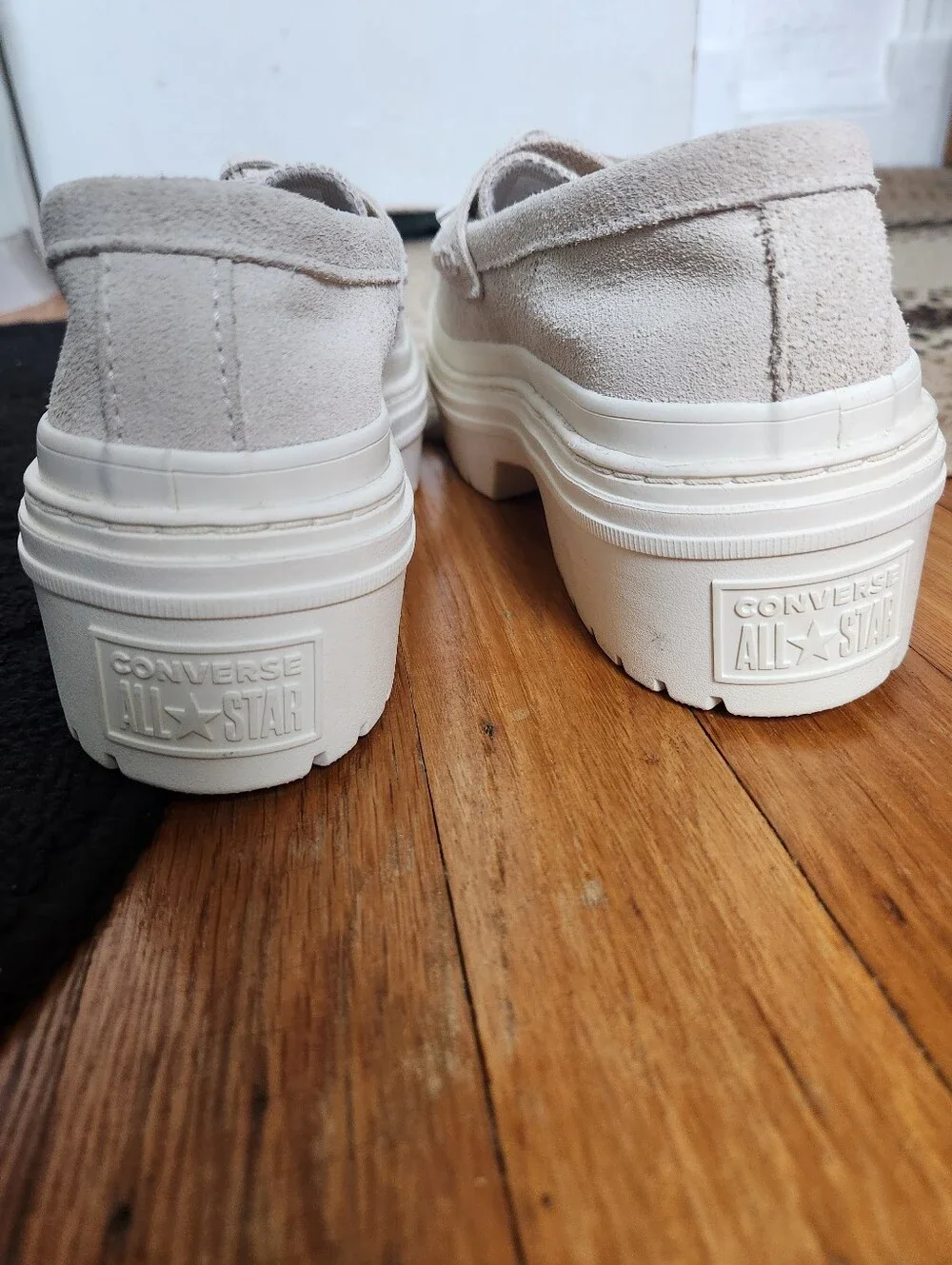 Converse Chuck Taylor All Star Lugged Heel Suede Loafers